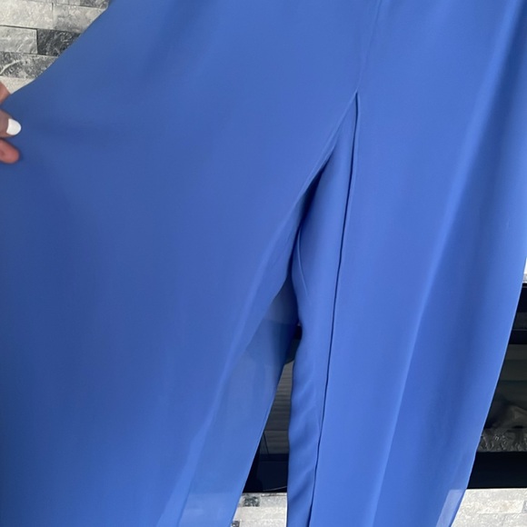 Karen Miller Blue Wide Women’s Dress Lined Pants Size 18W - Picture 3 of 7